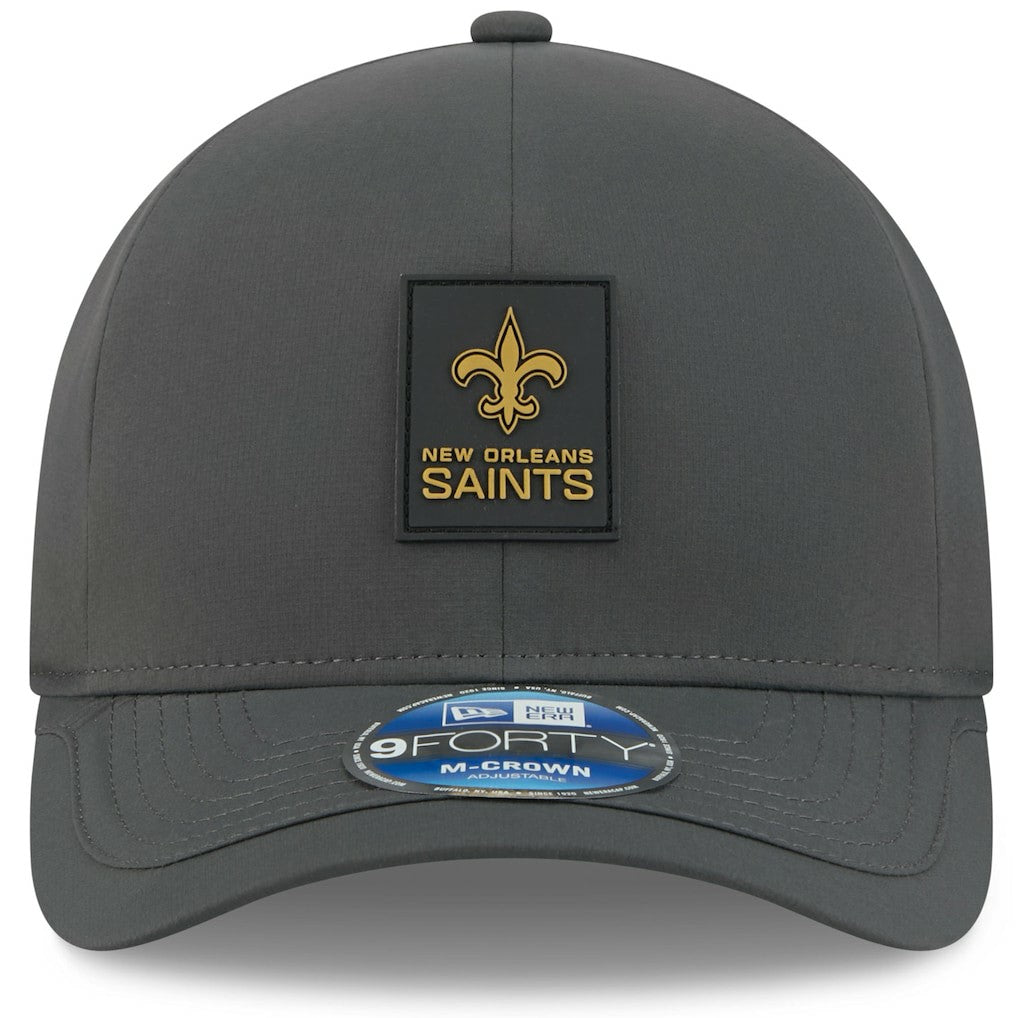New Orleans Saints New Era 2025 Sideline Cold Weather 9FORTY M-Crown Adjustable Hat