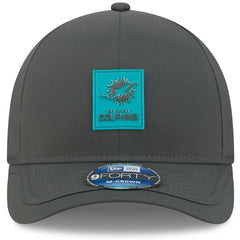 Miami Dolphins New Era 2025 Sideline Cold Weather 9FORTY M-Crown Adjustable Hat