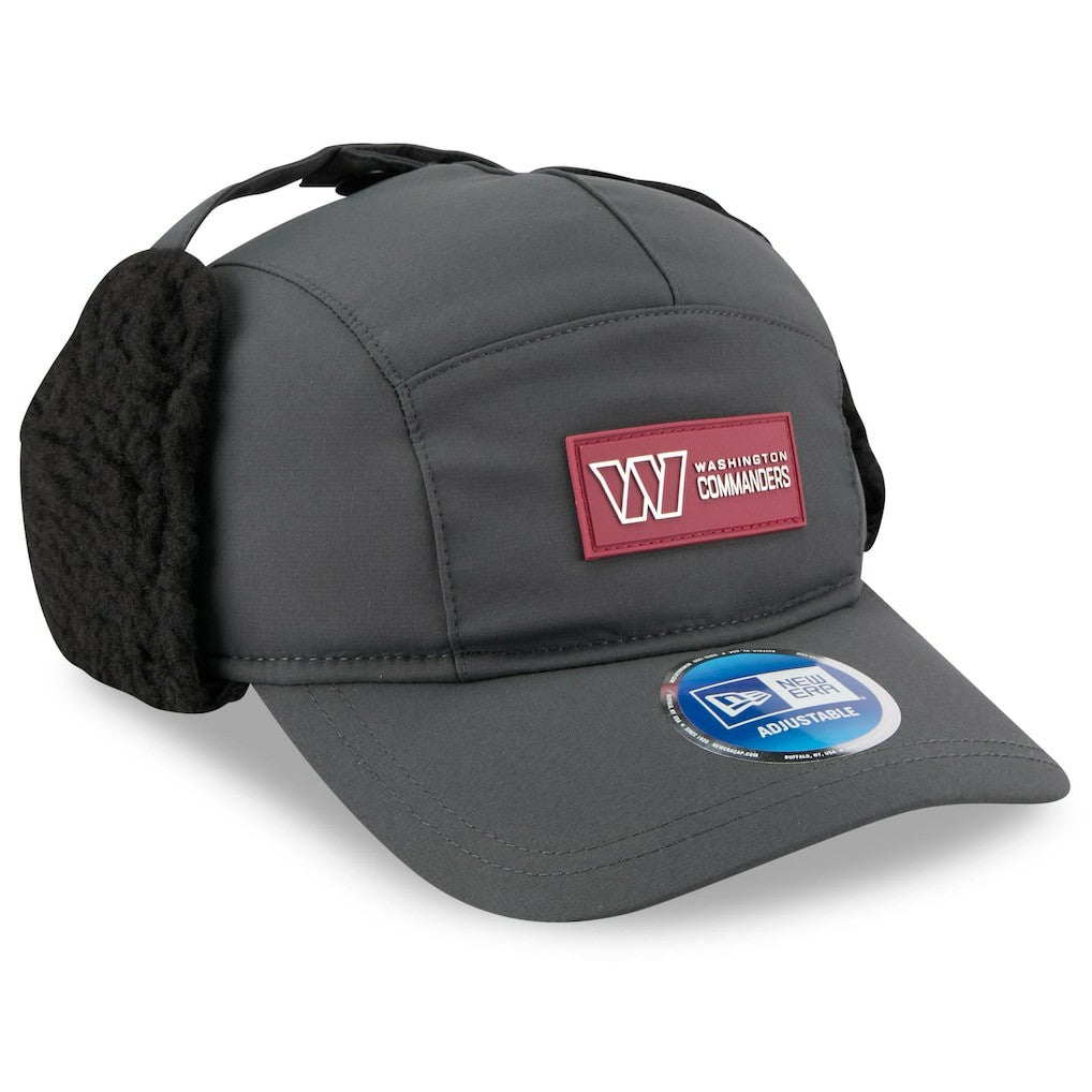 Washington Commanders New Era 2025 Sideline Cold Weather Runner Dog Ear Adjustable Hat