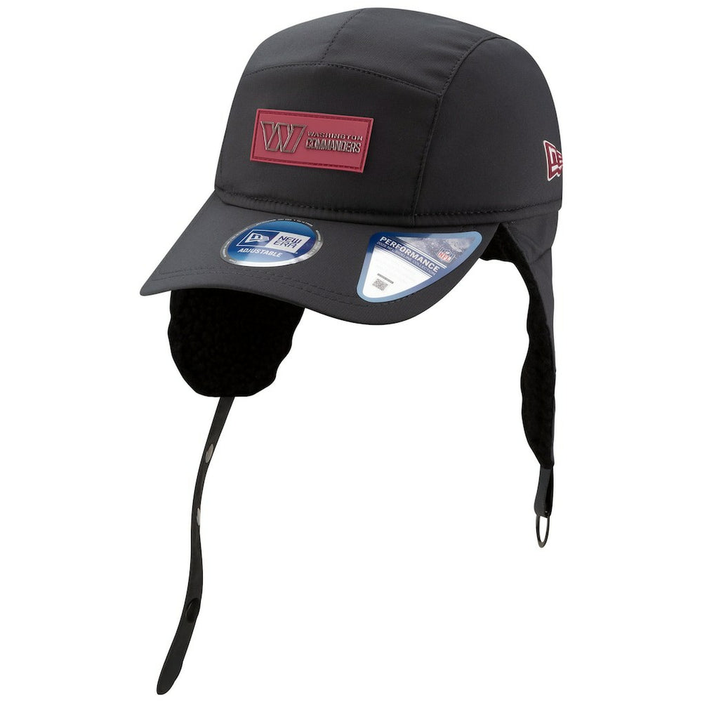 Washington Commanders New Era 2025 Sideline Cold Weather Runner Dog Ear Adjustable Hat