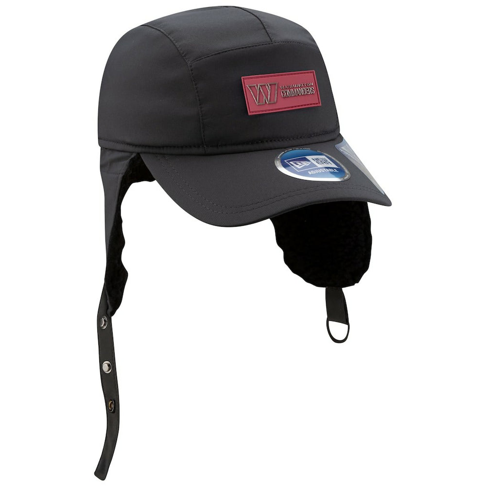 Washington Commanders New Era 2025 Sideline Cold Weather Runner Dog Ear Adjustable Hat