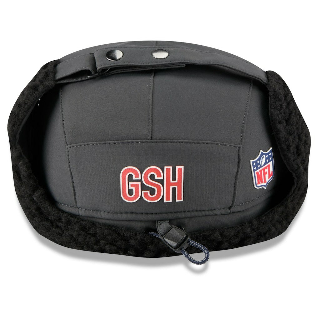 Chicago Bears New Era 2025 Sideline Cold Weather Runner Dog Ear Adjustable Hat