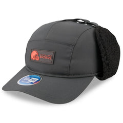Cleveland Browns New Era 2025 Sideline Cold Weather Runner Dog Ear Adjustable Hat
