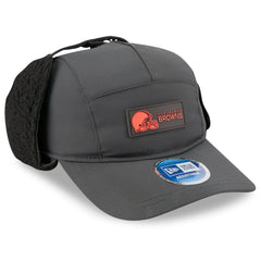 Cleveland Browns New Era 2025 Sideline Cold Weather Runner Dog Ear Adjustable Hat