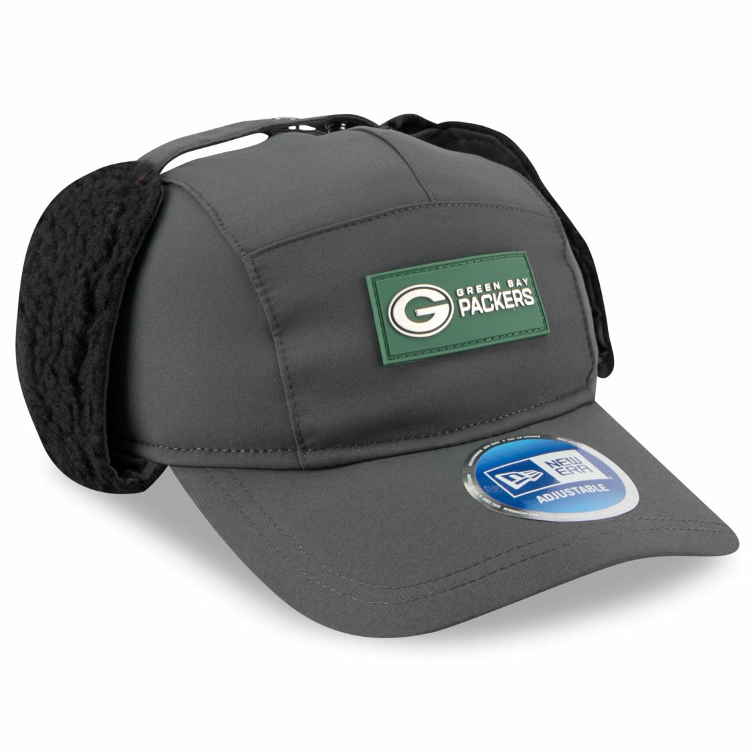 Green Bay Packers New Era 2025 Sideline Cold Weather Runner Dog Ear Adjustable Hat