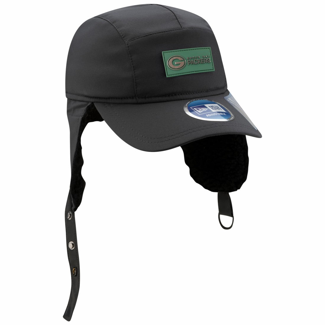 Green Bay Packers New Era 2025 Sideline Cold Weather Runner Dog Ear Adjustable Hat