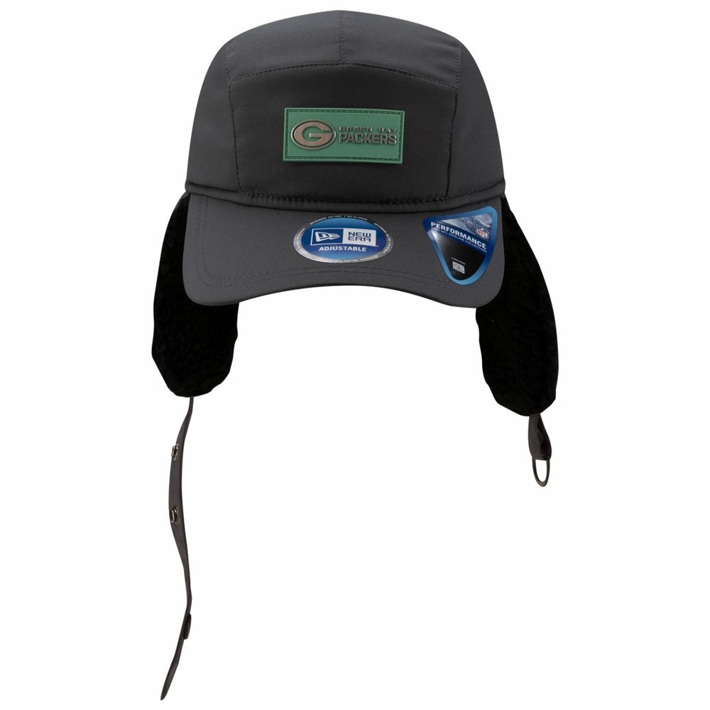 Green Bay Packers New Era 2025 Sideline Cold Weather Runner Dog Ear Adjustable Hat