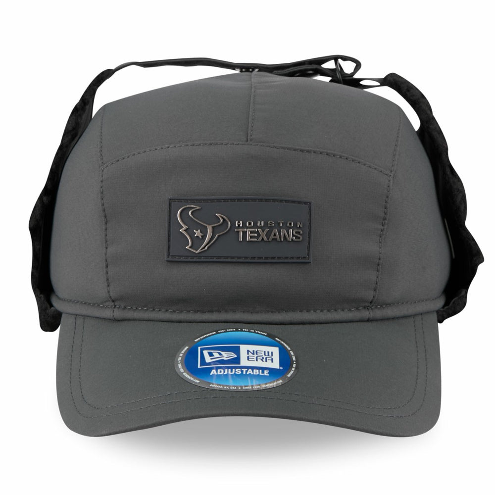 Houston Texans New Era 2025 Sideline Cold Weather Runner Dog Ear Adjustable Hat