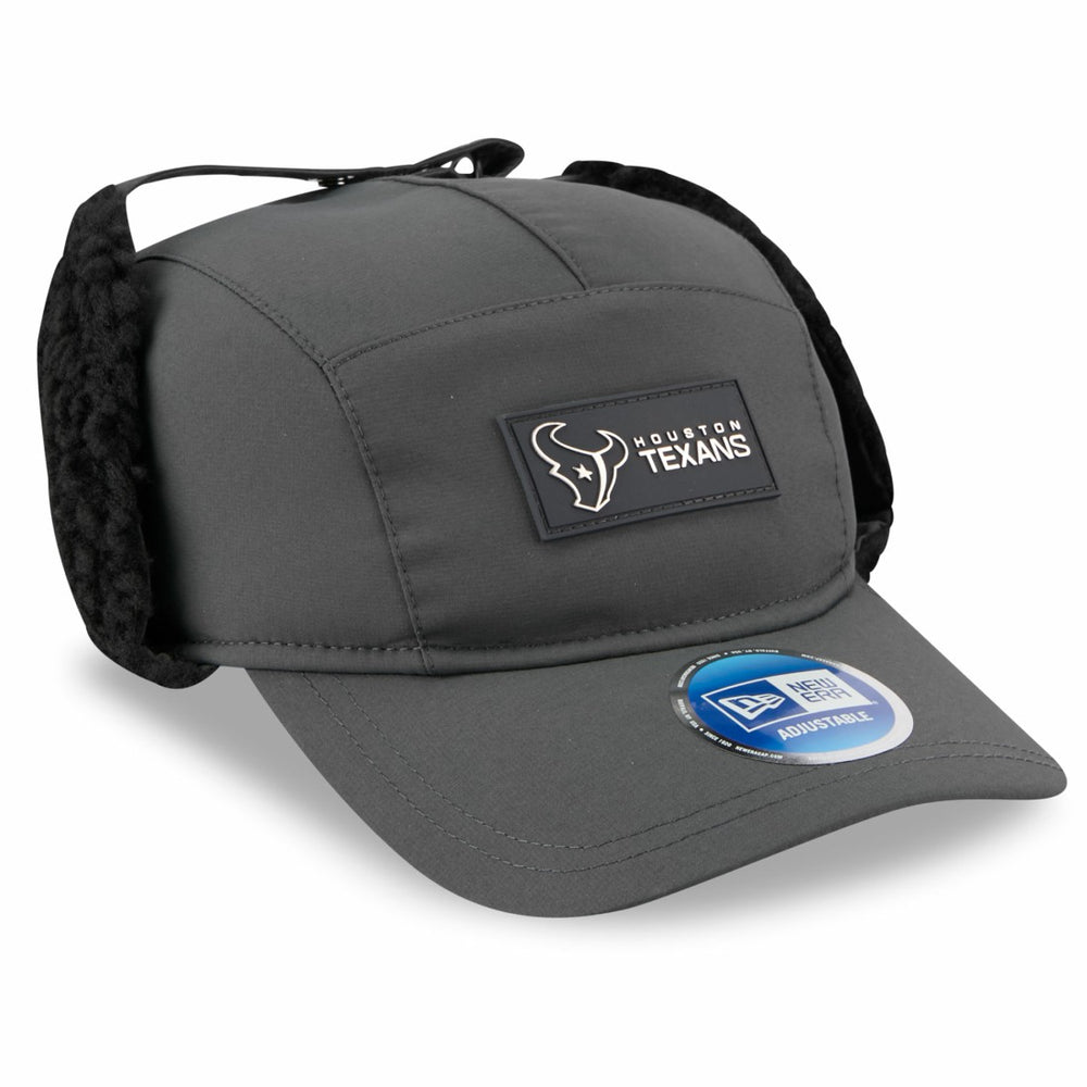 Houston Texans New Era 2025 Sideline Cold Weather Runner Dog Ear Adjustable Hat