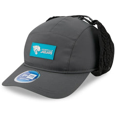 Jacksonville Jaguars New Era 2025 Sideline Cold Weather Runner Dog Ear Adjustable Hat