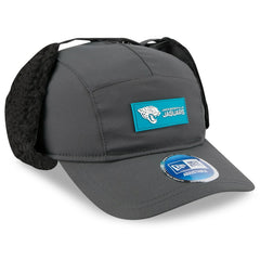 Jacksonville Jaguars New Era 2025 Sideline Cold Weather Runner Dog Ear Adjustable Hat