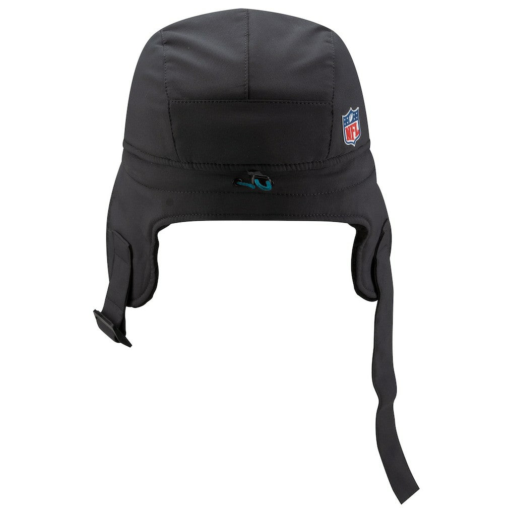 Jacksonville Jaguars New Era 2025 Sideline Cold Weather Runner Dog Ear Adjustable Hat