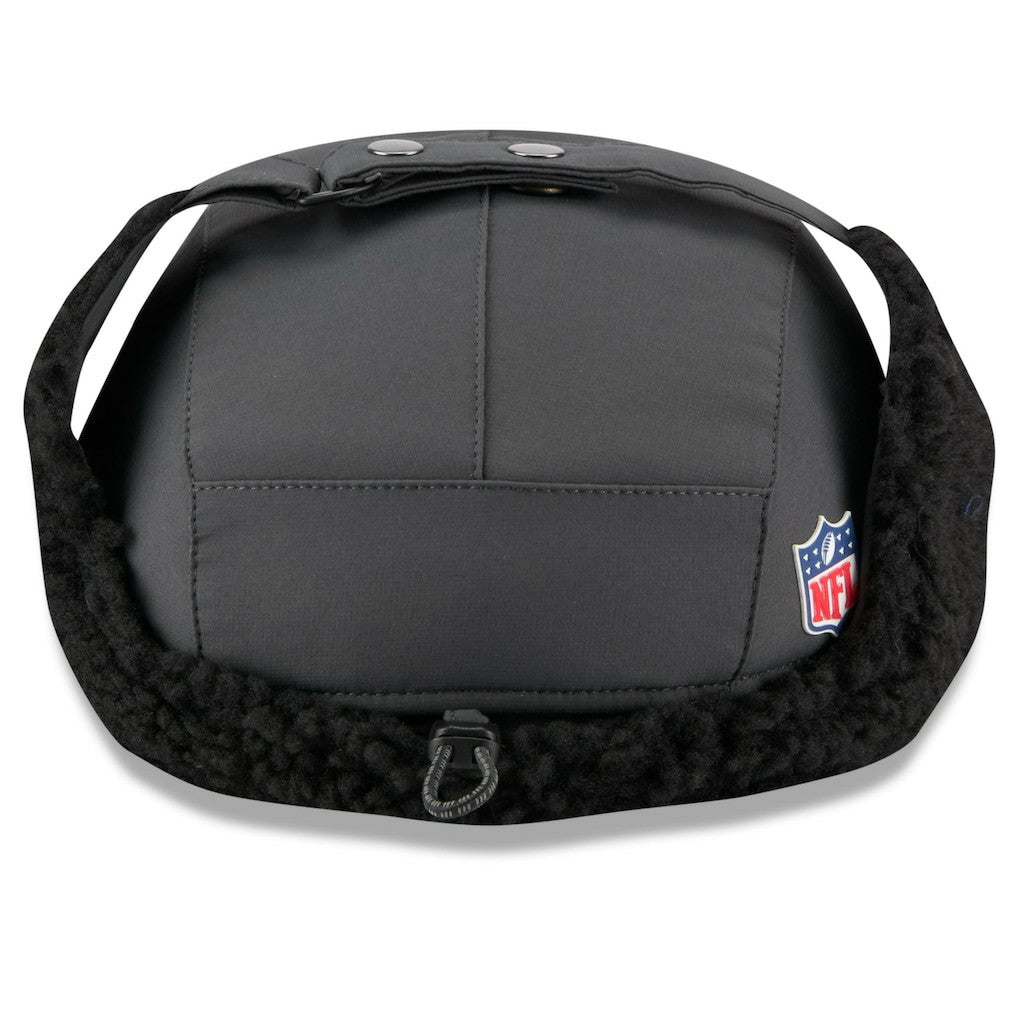 Las Vegas Raiders New Era 2025 Sideline Cold Weather Runner Dog Ear Adjustable Hat