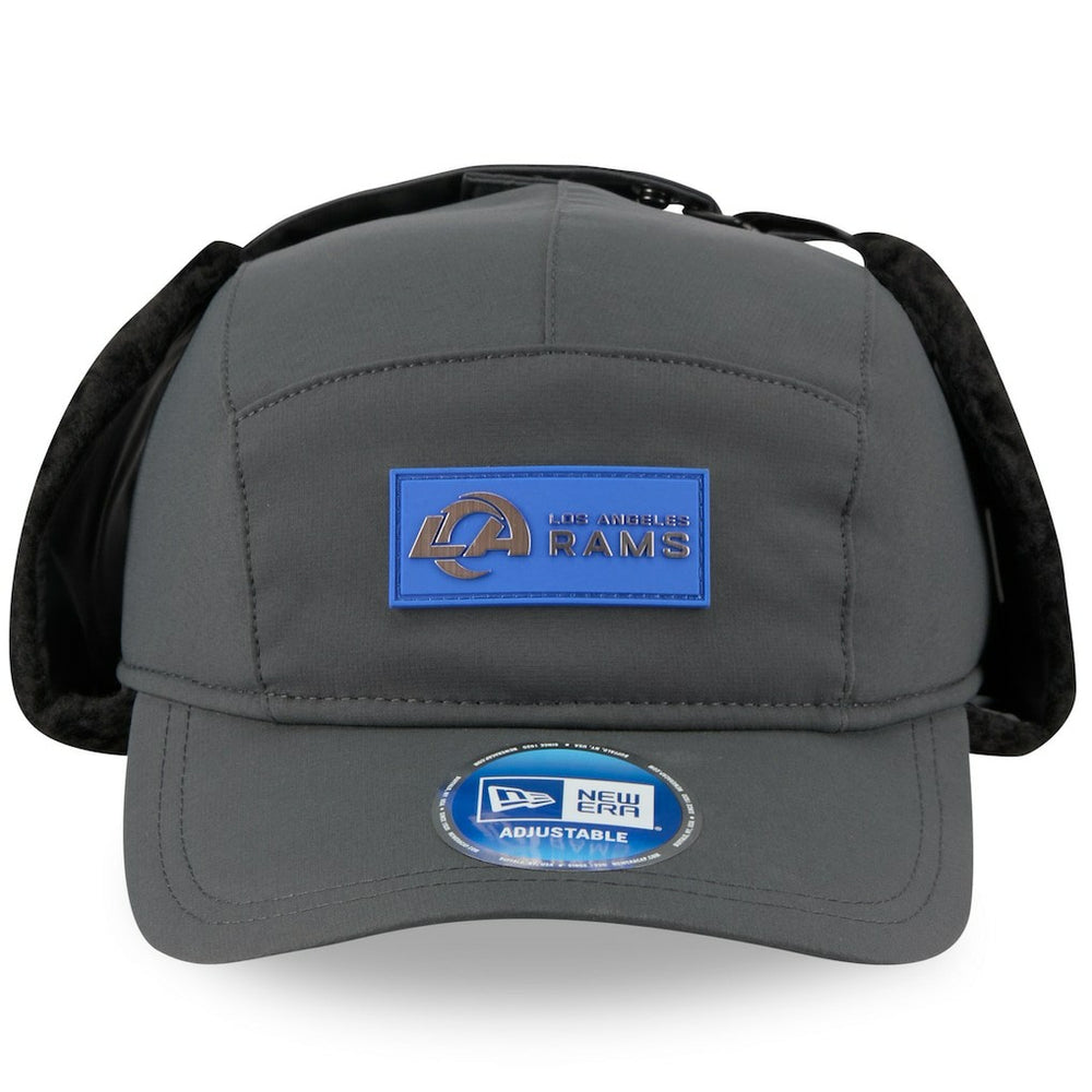 Los Angeles Rams New Era 2025 Sideline Cold Weather Runner Dog Ear Adjustable Hat