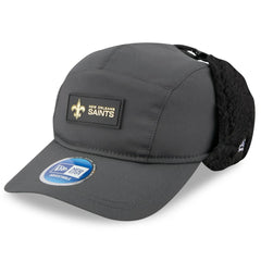 New Orleans Saints New Era 2025 Sideline Cold Weather Runner Dog Ear Adjustable Hat