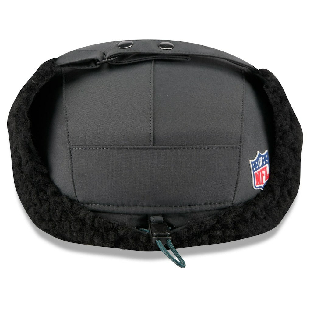 Philadelphia Eagles New Era 2025 Sideline Cold Weather Runner Dog Ear Adjustable Hat