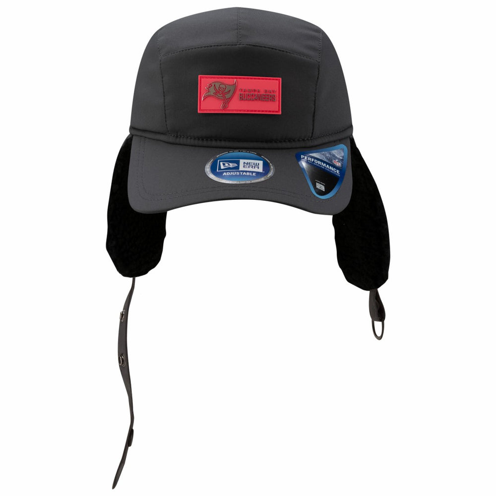 Tampa Bay Buccaneers New Era 2025 Sideline Cold Weather Runner Dog Ear Adjustable Hat