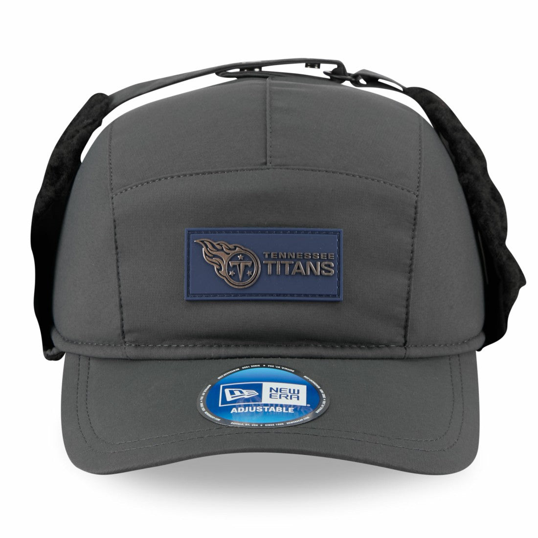 Tennessee Titans New Era 2025 Sideline Cold Weather Runner Dog Ear Adjustable Hat