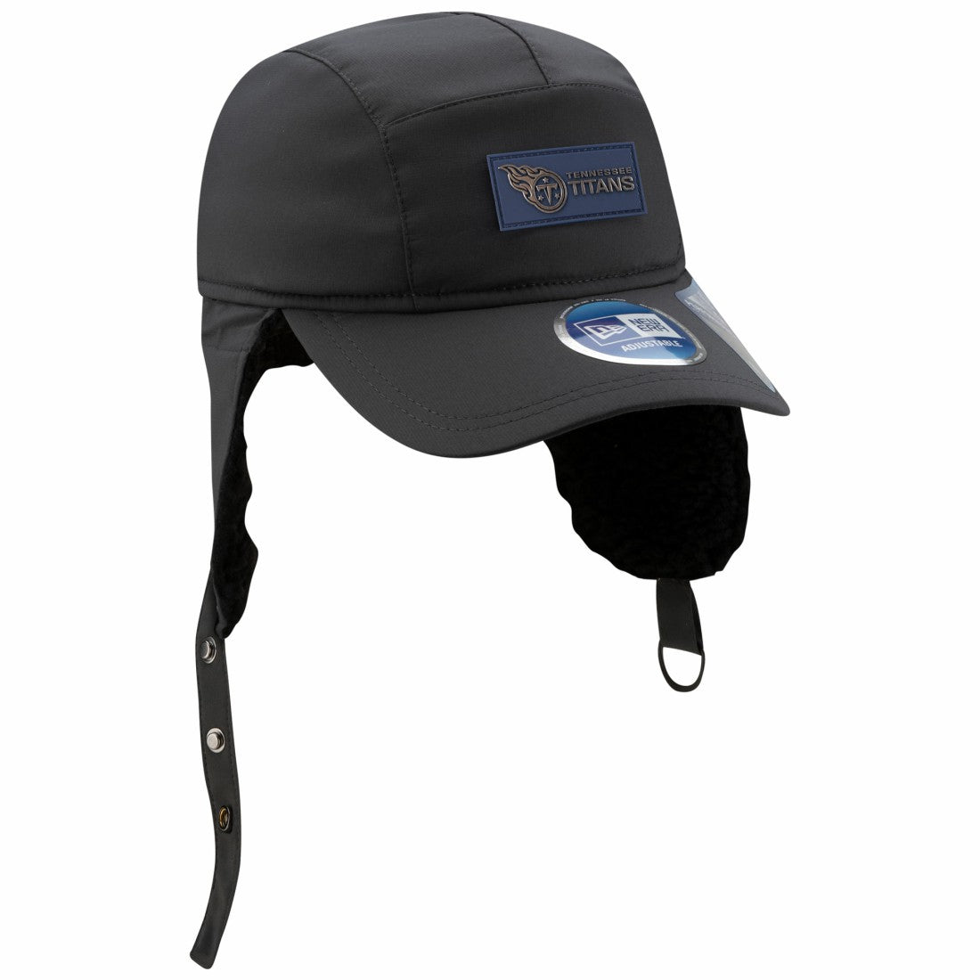 Tennessee Titans New Era 2025 Sideline Cold Weather Runner Dog Ear Adjustable Hat