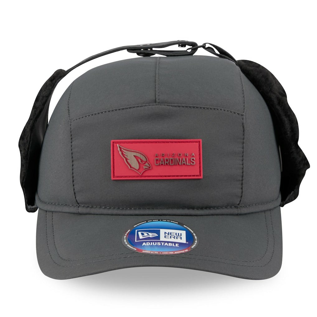 Arizona Cardinals New Era 2025 Sideline Cold Weather Runner Dog Ear Adjustable Hat