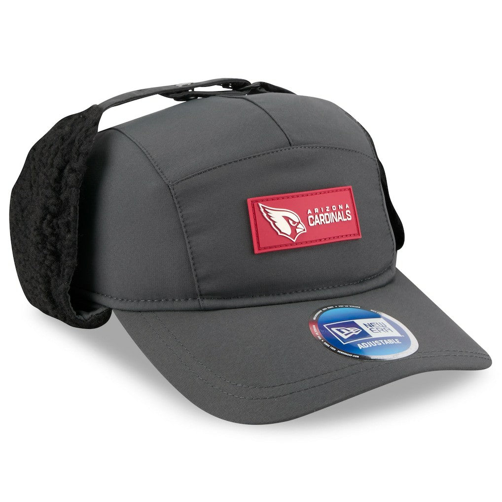 Arizona Cardinals New Era 2025 Sideline Cold Weather Runner Dog Ear Adjustable Hat