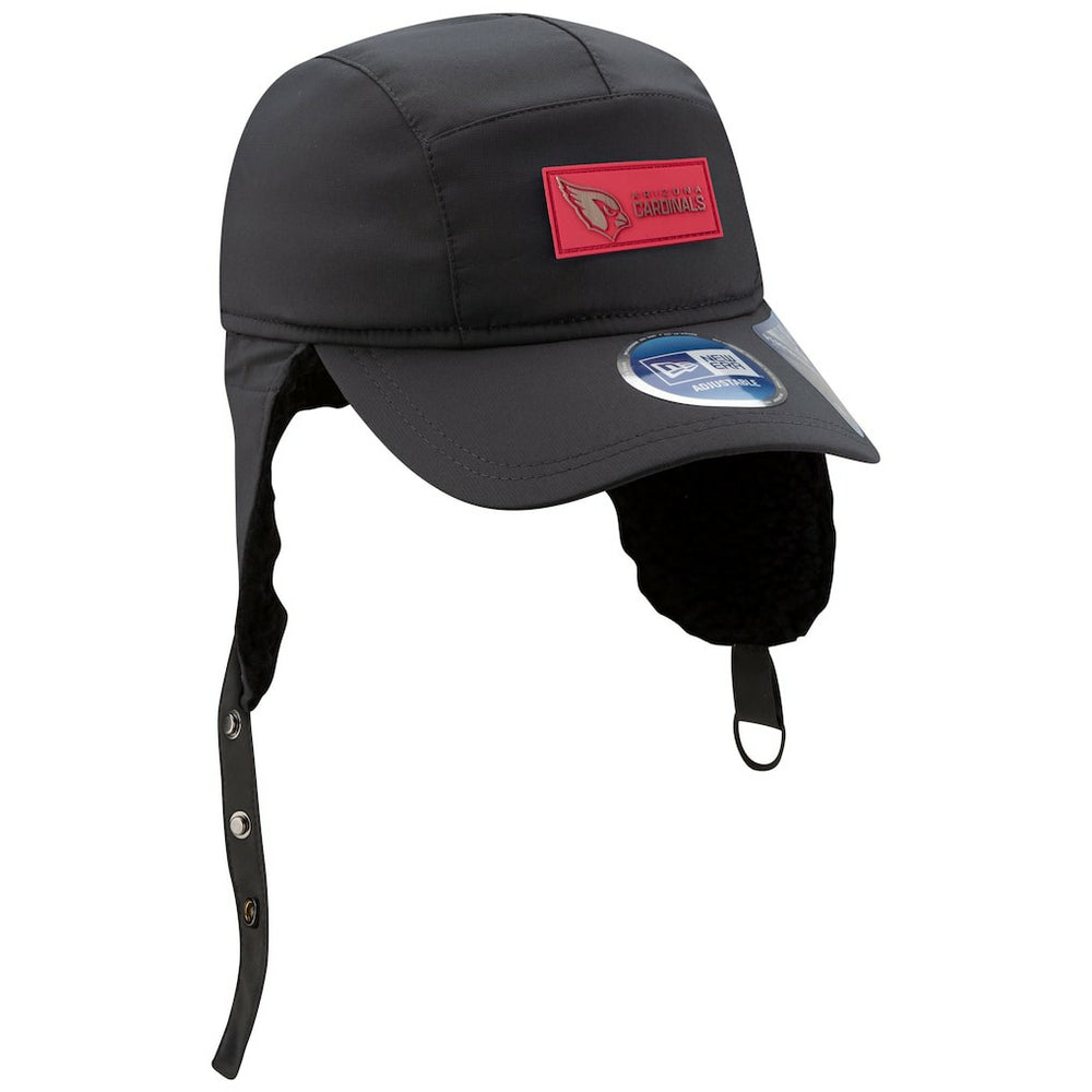 Arizona Cardinals New Era 2025 Sideline Cold Weather Runner Dog Ear Adjustable Hat