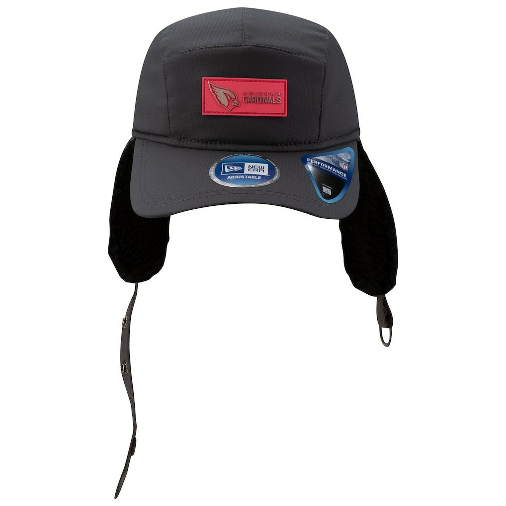 Arizona Cardinals New Era 2025 Sideline Cold Weather Runner Dog Ear Adjustable Hat