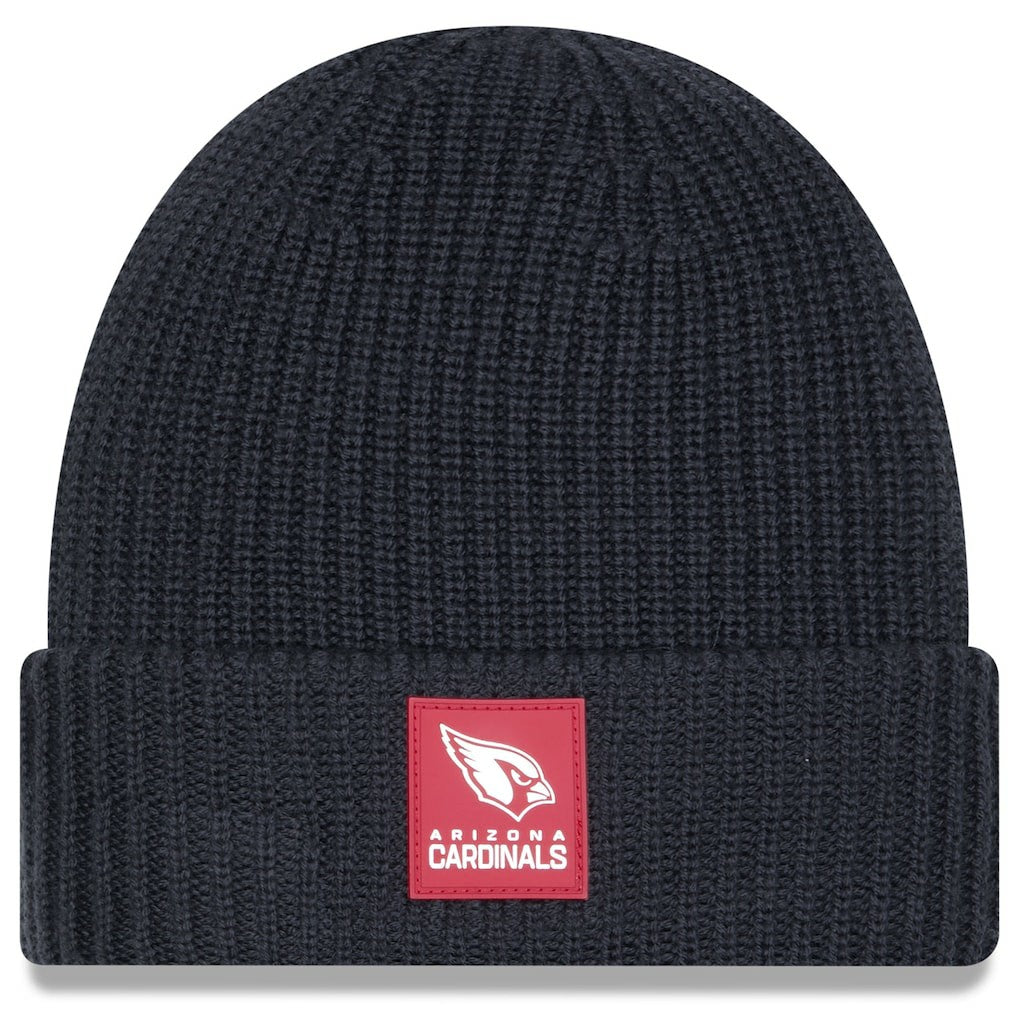 Arizona Cardinals New Era 2025 Sideline Cold Weather Cuffed Knit Hat