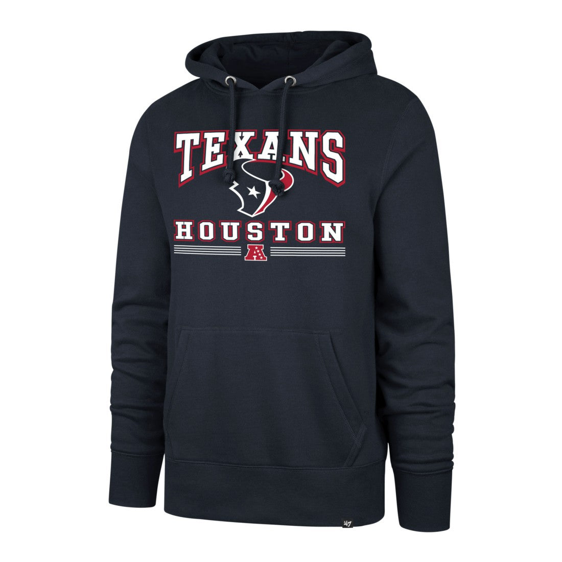 Houston Texans 47 brand '47 Packed House Headline Pullover Hoodie