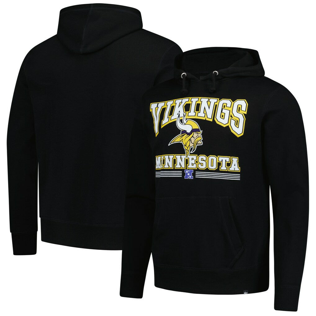 Minnesota Vikings 47 brand '47 Packed House Headline Pullover Hoodie