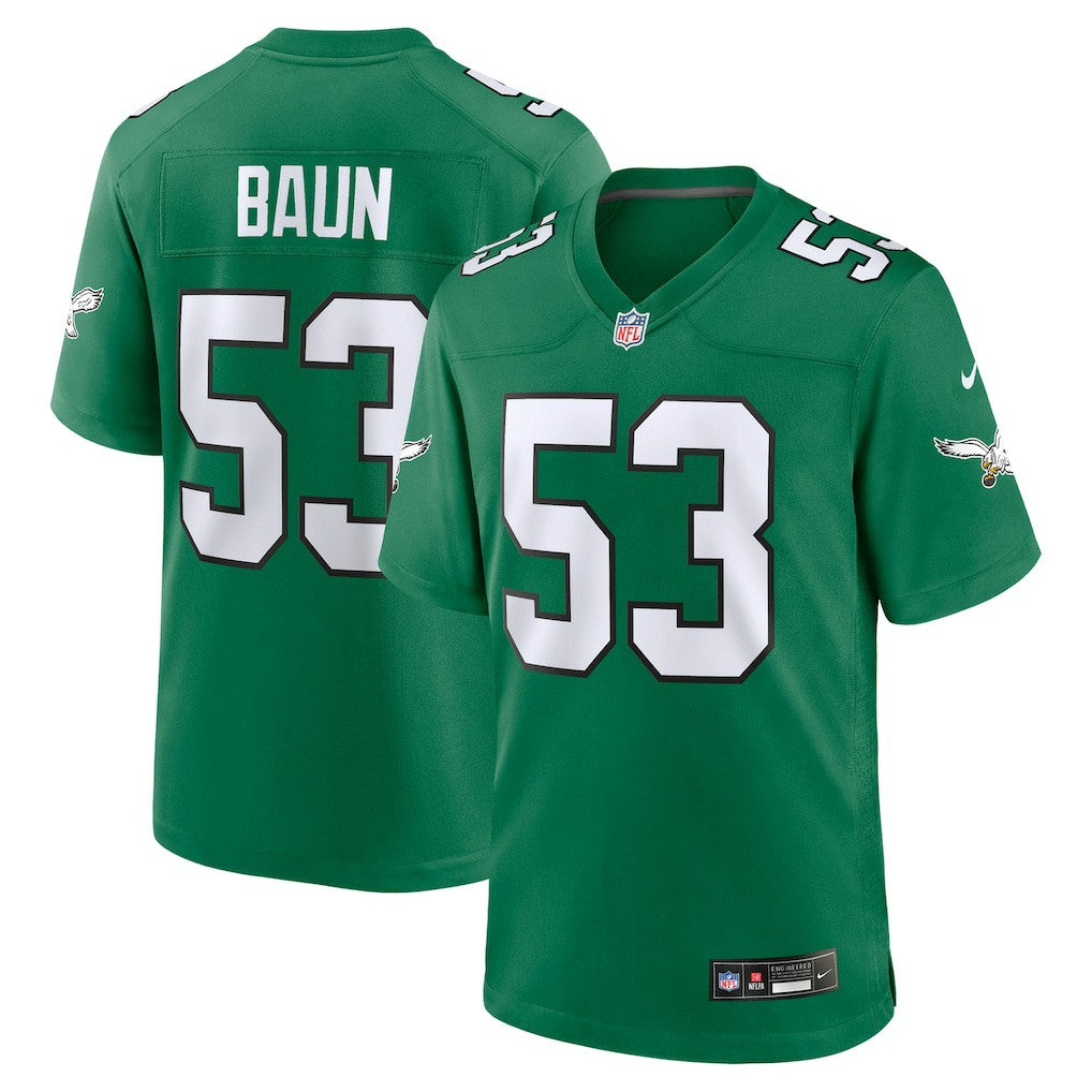 Philadelphia Eagles Nike Zack Baun  Alternate Game Jersey