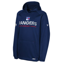 New York Rangers Fanatics Youth Authentic Pro Rink Raglan Hoodie Sale