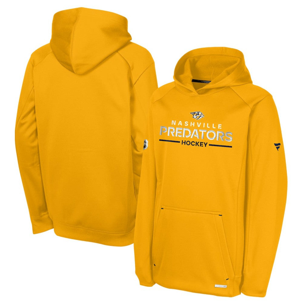 Nashville Predators Fanatics Youth Authentic Pro Rink Raglan Hoodie Discount