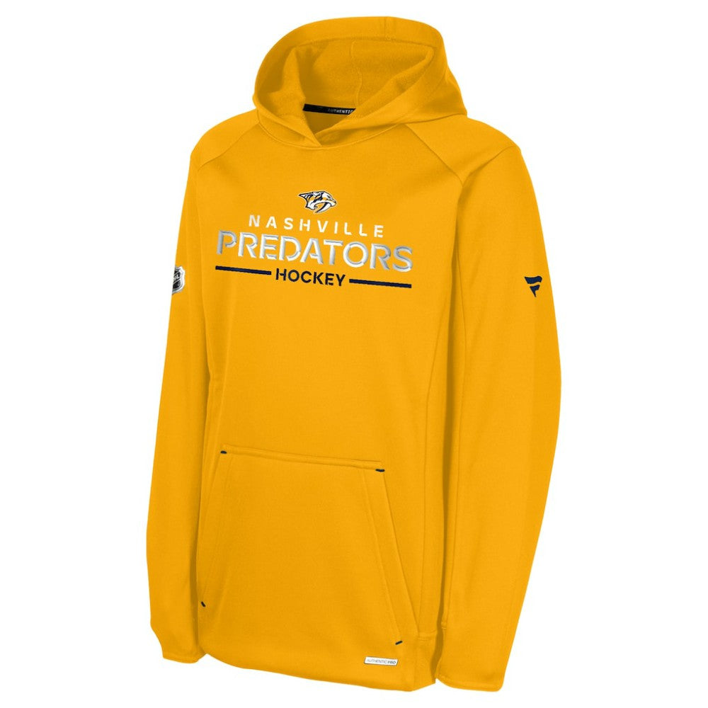 Nashville Predators Fanatics Youth Authentic Pro Rink Raglan Hoodie Discount