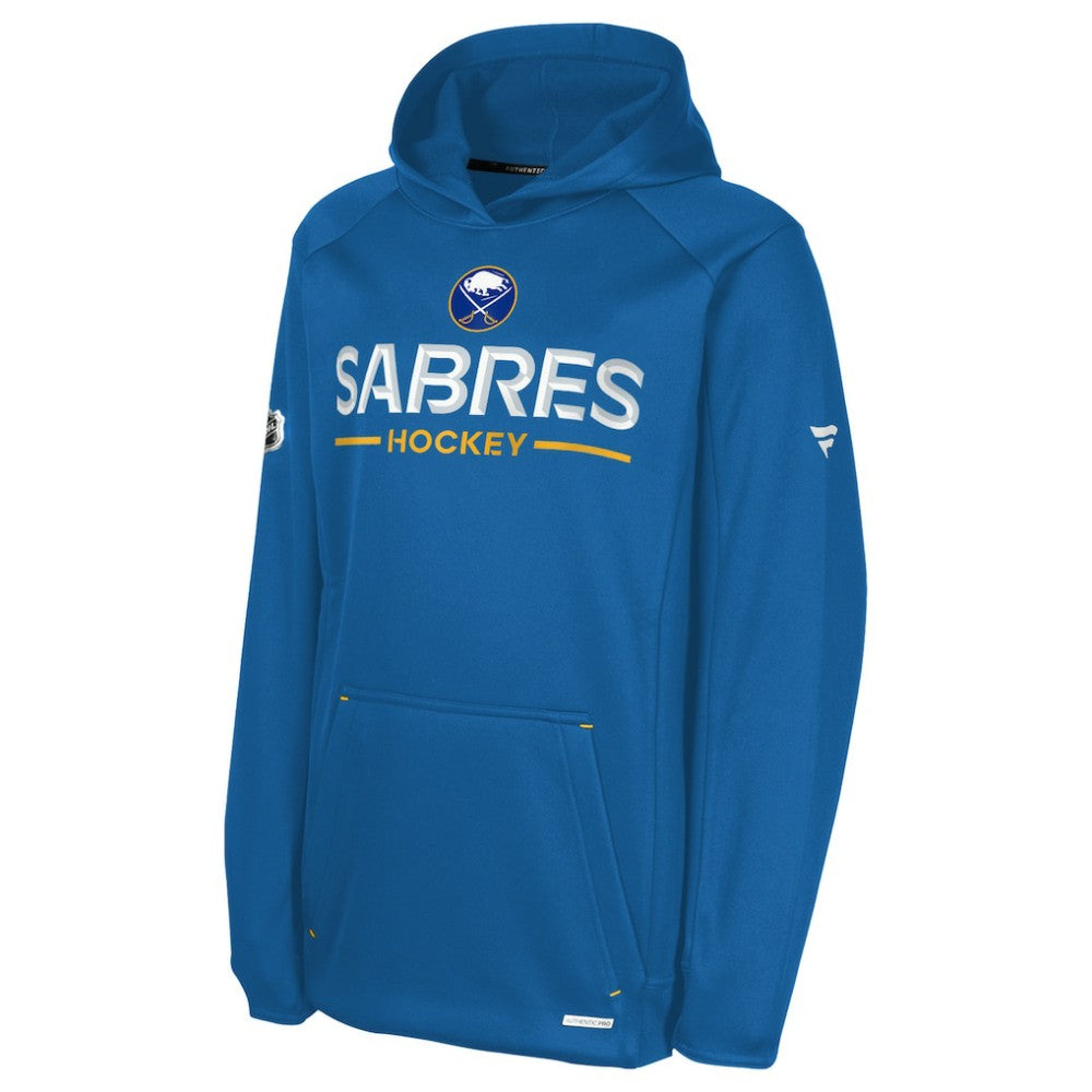 Buffalo Sabres Fanatics Youth Authentic Pro Rink Raglan Hoodie For Sale