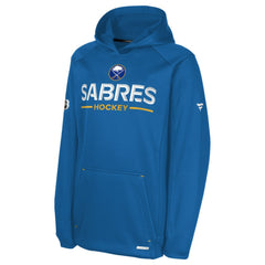Buffalo Sabres Fanatics Youth Authentic Pro Rink Raglan Hoodie For Sale