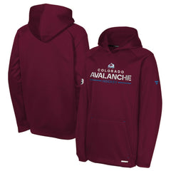 Colorado Avalanche Fanatics Youth Authentic Pro Rink Raglan Hoodie Online
