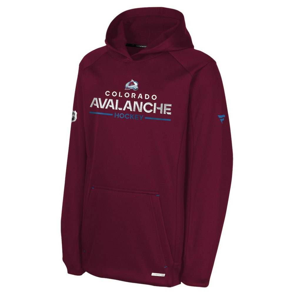 Colorado Avalanche Fanatics Youth Authentic Pro Rink Raglan Hoodie Online