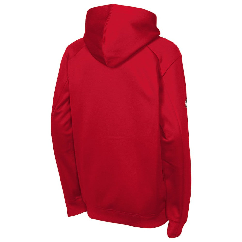 Chicago Blackhawks Fanatics Youth Authentic Pro Rink Raglan Hoodie For Sale