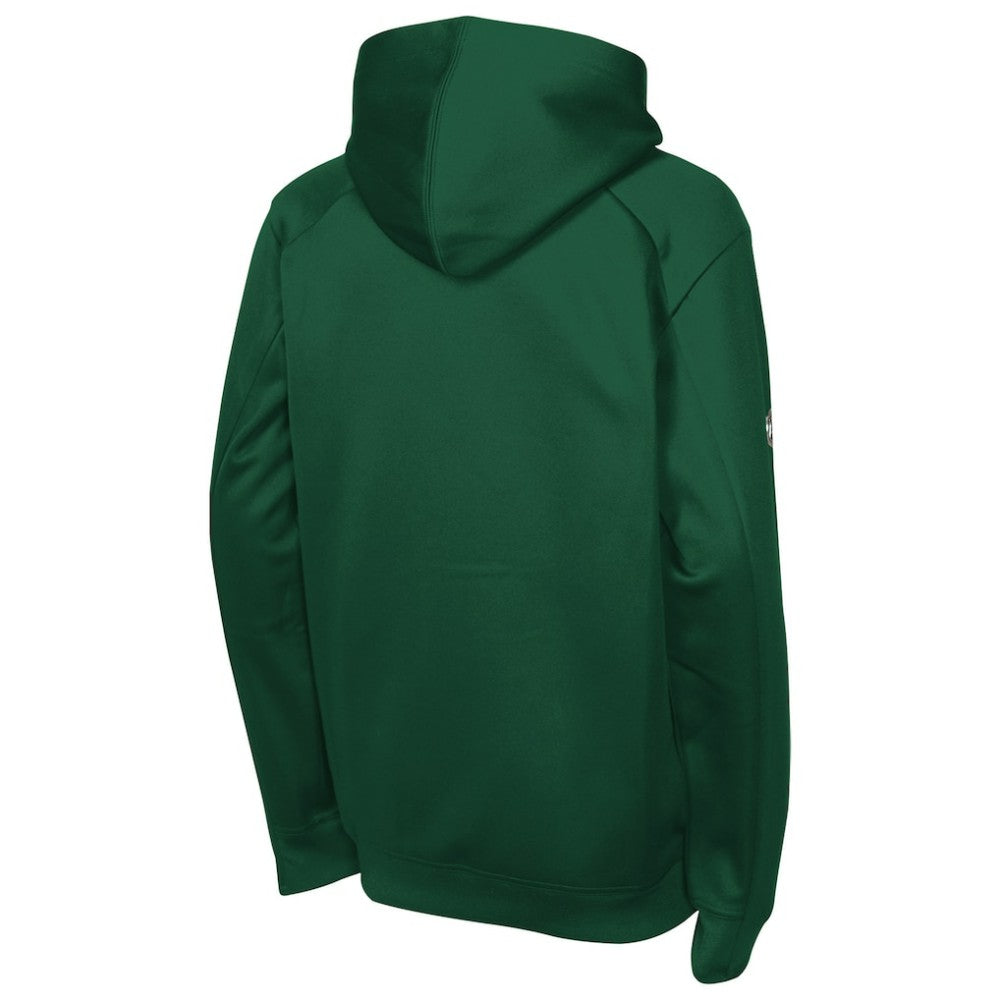 Minnesota Wild Fanatics Youth Authentic Pro Rink Raglan Hoodie For Sale