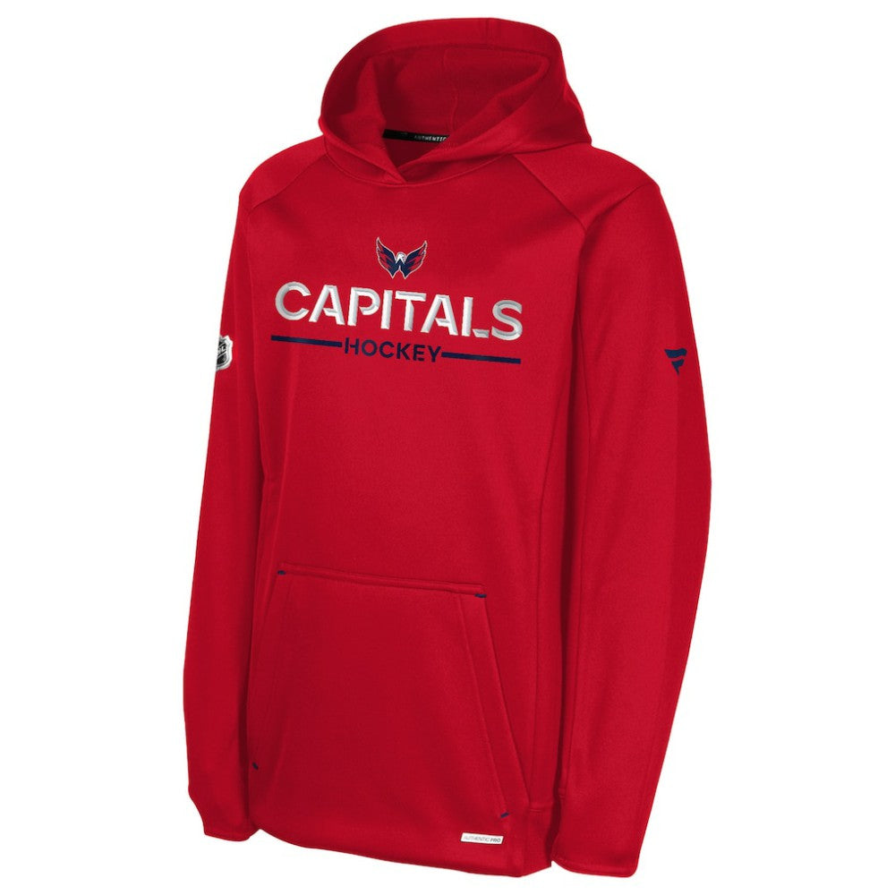 Washington Capitals Fanatics Youth Authentic Pro Rink Raglan Hoodie Online