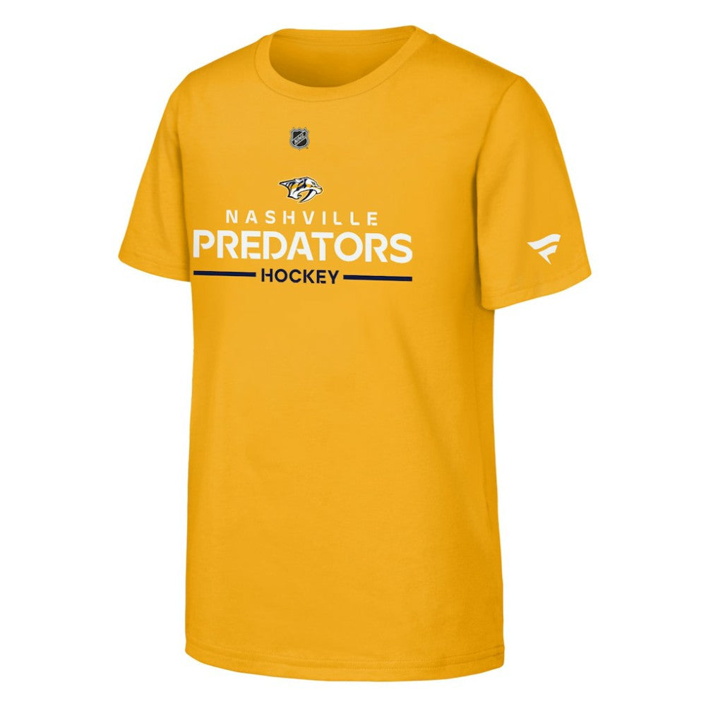Nashville Predators Fanatics Youth Authentic Pro Wordmark T-Shirt Outlet