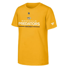 Nashville Predators Fanatics Youth Authentic Pro Wordmark T-Shirt Outlet