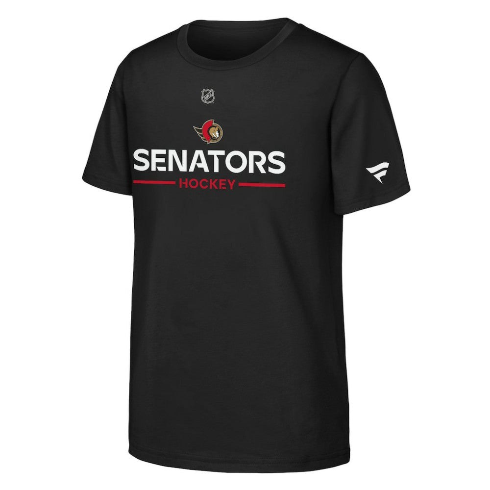 Ottawa Senators Fanatics Youth Authentic Pro Wordmark T-Shirt For Sale