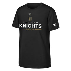 Vegas Golden Knights Fanatics Youth Authentic Pro Wordmark T-Shirt For Sale