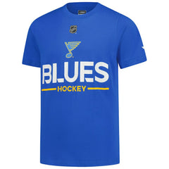 St. Louis Blues Fanatics Youth Authentic Pro Wordmark T-Shirt Discount