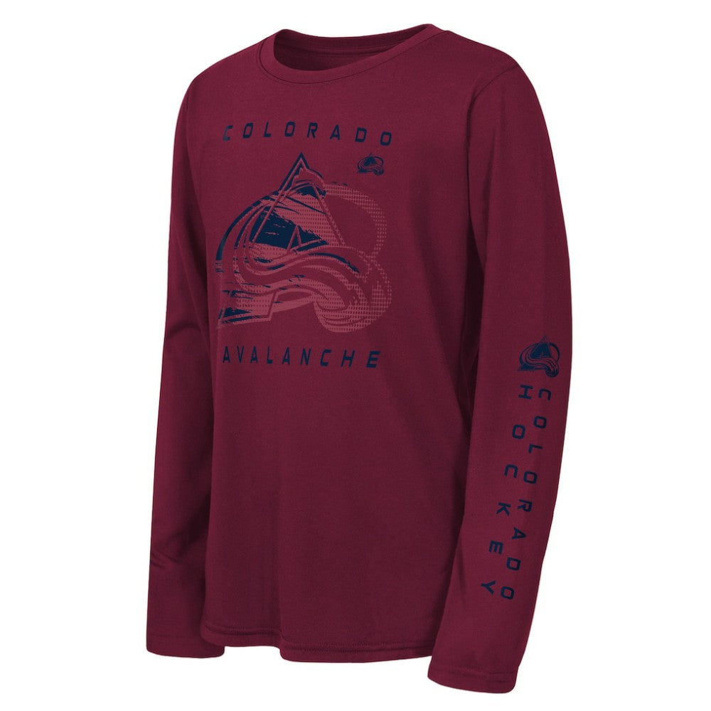 Colorado Avalanche Outerstuff Youth Seize the Win Long Sleeve T-Shirt On Sale