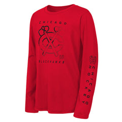Chicago Blackhawks Outerstuff Youth Seize the Win Long Sleeve T-Shirt Online
