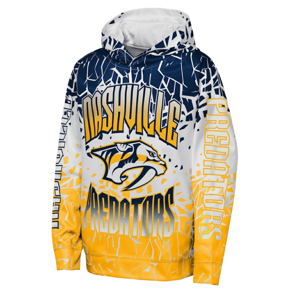 Nashville Predators Outerstuff Youth Frozen Frenzy Hoodie On Sale