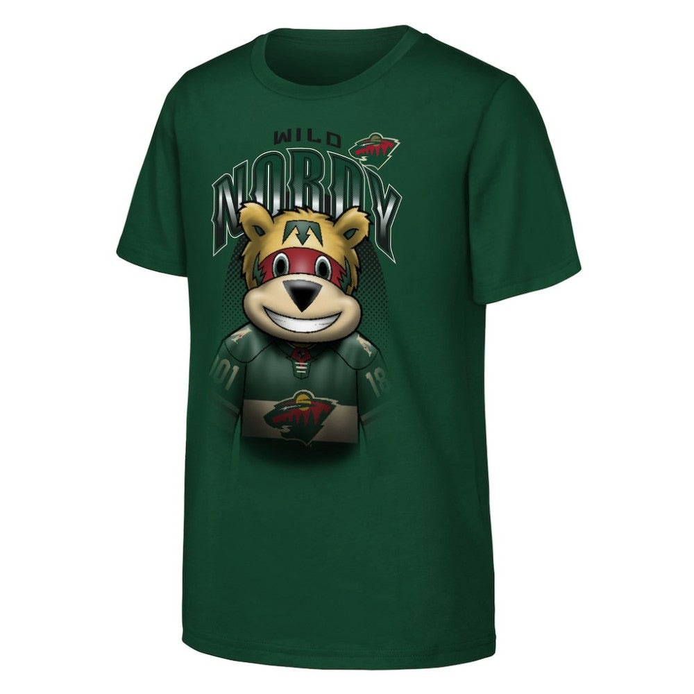 Minnesota Wild Outerstuff Youth Mascot Highlight T-Shirt For Sale